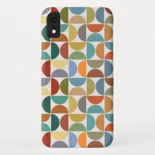 MCM Semicircles Pattern Color on Cream iPhone XR Case