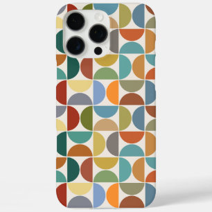 MCM Semicircles Pattern Color on Cream iPhone 16 Pro Max Case