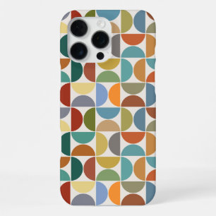 MCM Semicircles Pattern Color on Cream iPhone 16 Pro Max Case