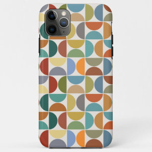 MCM Semicircles Pattern Colour on Cream iPhone 11 Pro Max Case
