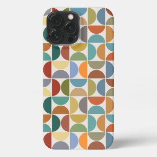 MCM Semicircles Pattern Colour on Cream iPhone 13 Pro Max Case