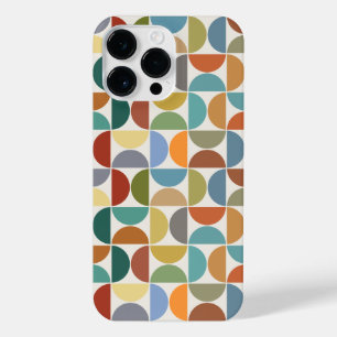 MCM Semicircles Pattern Colour on Cream iPhone 14 Pro Max Case