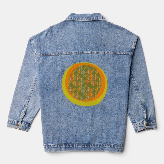 MCM Stripes  Denim Jacket (Back)