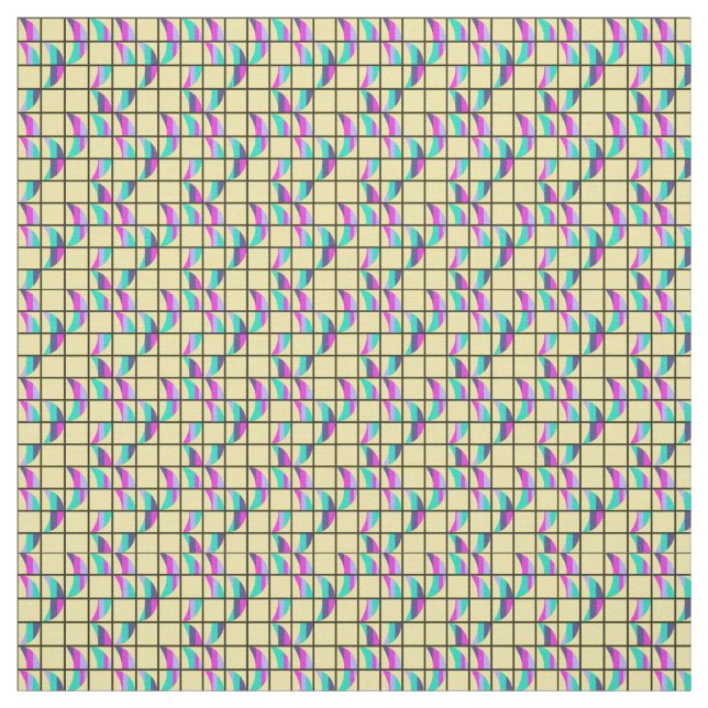 MCM Tic-Tac-Toe  Fabric (Swatch)