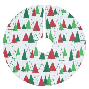 MCM Trees Brushed Polyester Tree Skirt