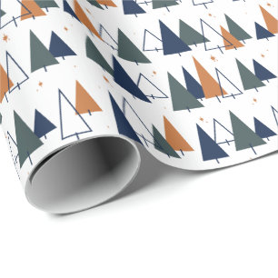 MCM Trees Wrapping Paper