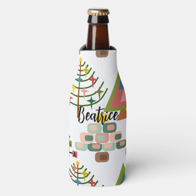 MCM Xmas Trees  Bottle Cooler (Bottle Front)