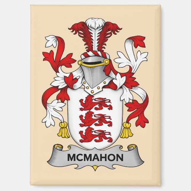 McMahon Family Coat of Arms Magnet  (Recto)
