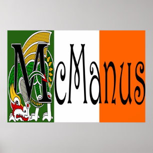 McManus Celtic Dragon Print