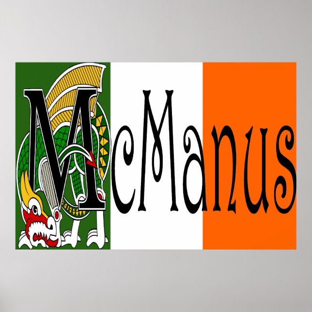 McManus Celtic Dragon Print (Front)