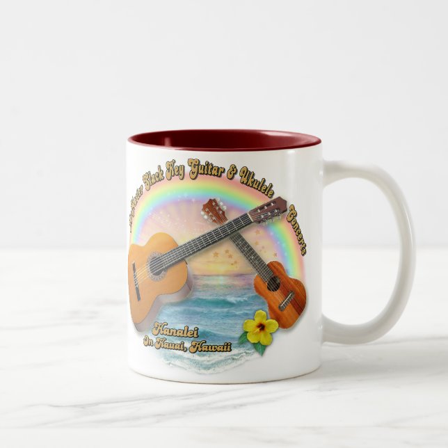 McMaster Slack Key Concerts Two-Tone Coffee Mug (Right)