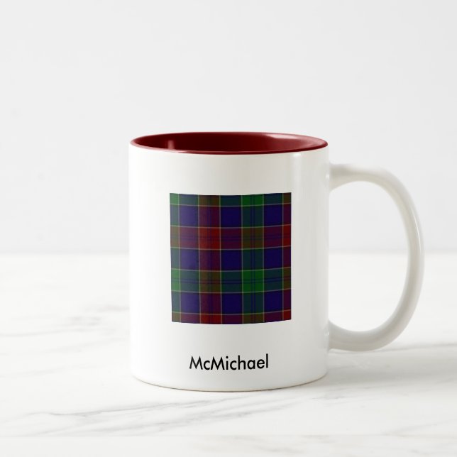 McMichael Tartan & Crest Mug (Right)