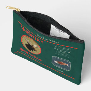McMotek's Moose And Beans Label Accessory Pouch