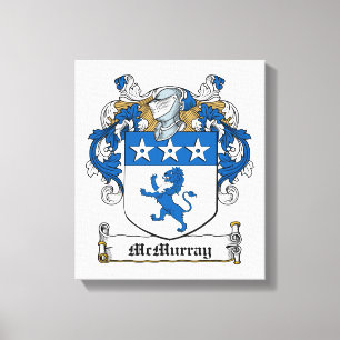 McMurray Family Crest Canvas Print