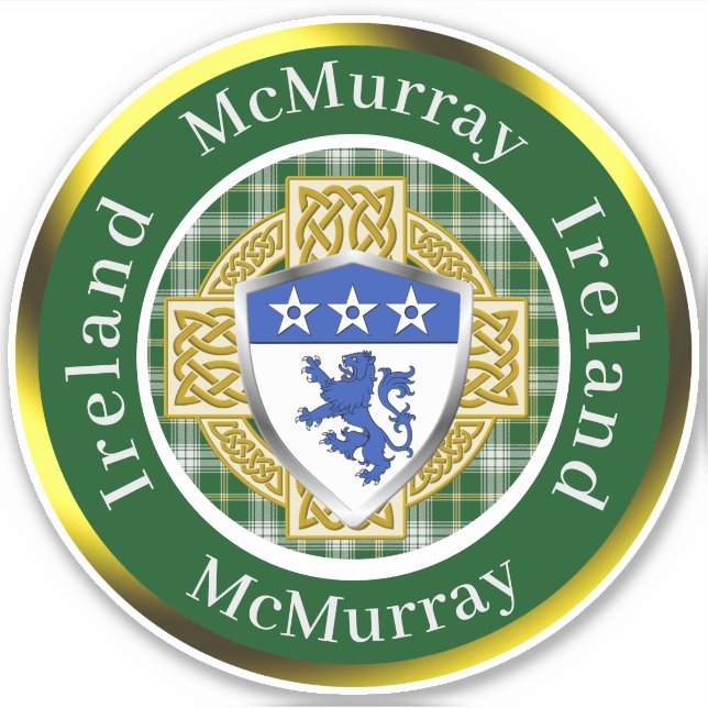 McMurray Shield & Celtic Cross Personalized (Front)