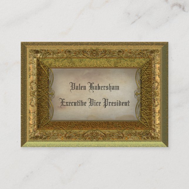 McMyles Victorian  Customizable Business Card (Front)