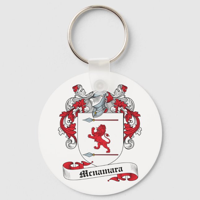 Mcnamara Family Crest Keychain (Front)