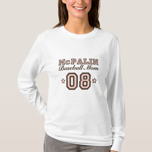 McPalin Baseball Mom Long Sleeve T-Shirt (Front)