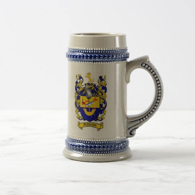 Mcpherson Coat of Arms Stein (Right)