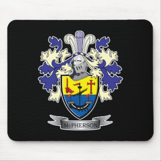 McPherson Family Crest Coat of Arms Mouse Pad