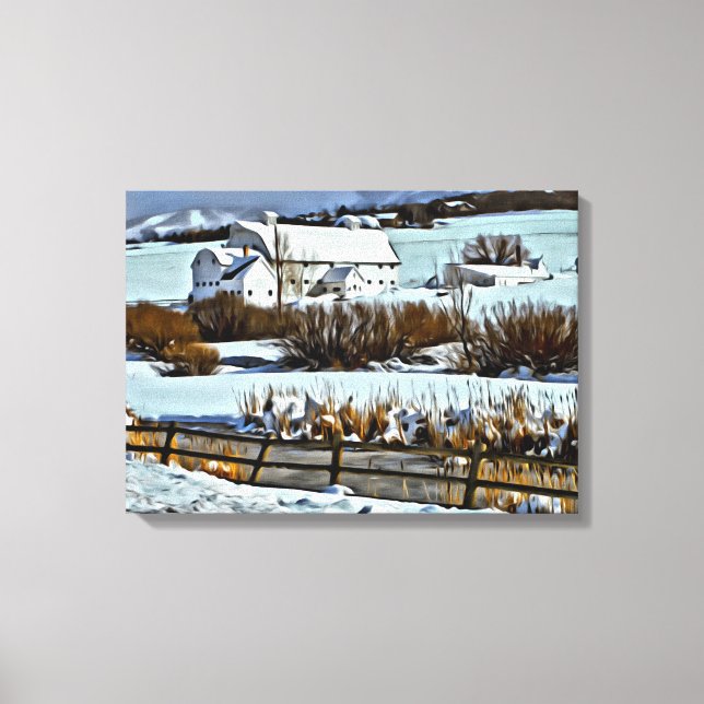 McPolin Farm in Park City, Utah Canvas Print (Front)