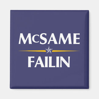McSame - Échecin 2008 - Magnet de campagne