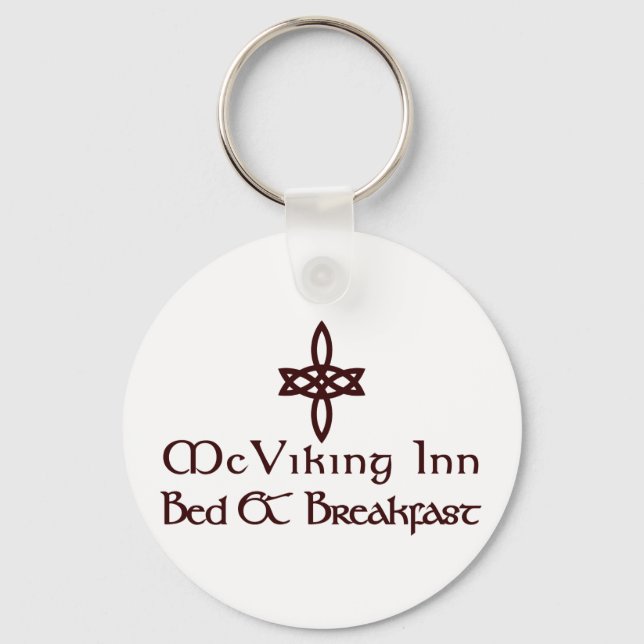 McViking Inn Bed & Breakfast Keychain (Front)
