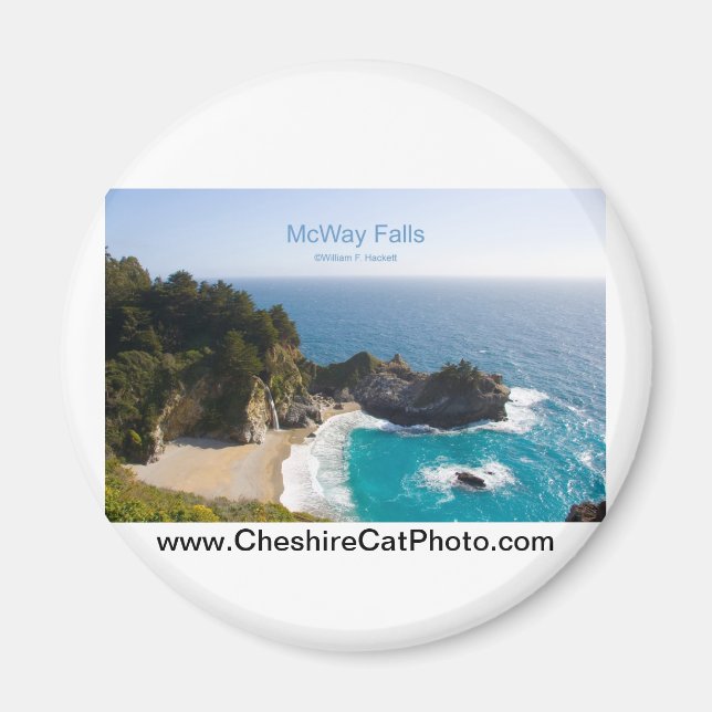 McWay Falls Big Sur California Products Magnet (Front)
