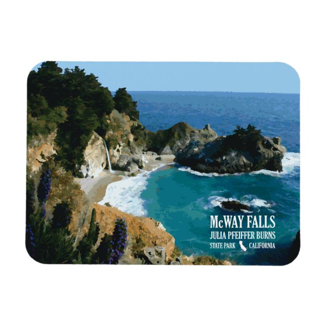 McWay Falls - Big Sur Magnet (Horizontal)