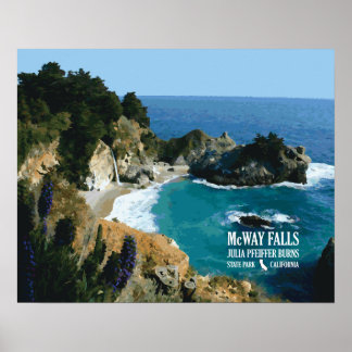 McWay Falls - Big Sur Poster