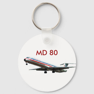 MD80.jpg CLEAN, MD 80 Keychain