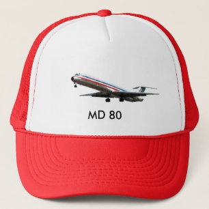 MD80.jpg CLEAN, MD 80 Trucker Hat