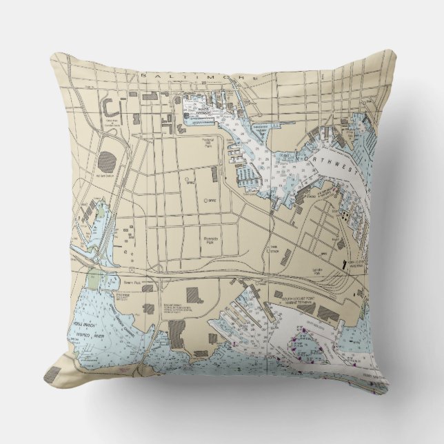 MD_ Baltimore Throw Pillow (Front)