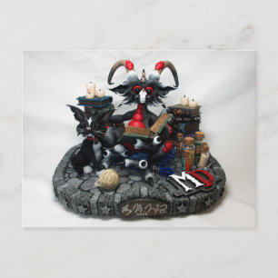 MD Black Potion Dragon Postcard