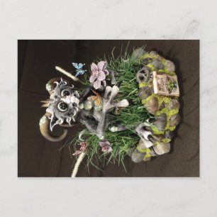 MD Blue Butterflies Dragon Postcard