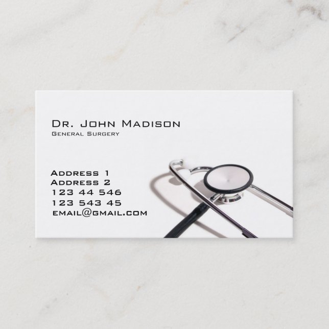 MD BUSINESS / Carte de profil (Devant)