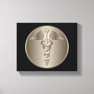 MD Caduceus Canvas Print