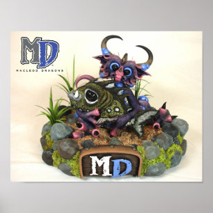 MD Cuddlefish 11"x14" Mini Poster