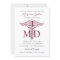 MD Doctor of Medicine Burgundy Graduation