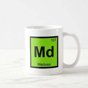 Md - Medusa Gorgon Chemistry Periodic Table Coffee Mug