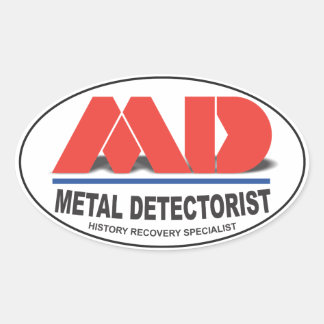 MD Oval Stickers