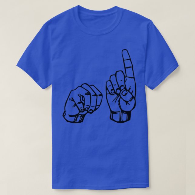 MD Sign Language T-Shirt (Design Front)