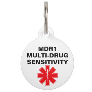 MDR1 Multi-Drug Sensitivity Medical Alert Pet Tag