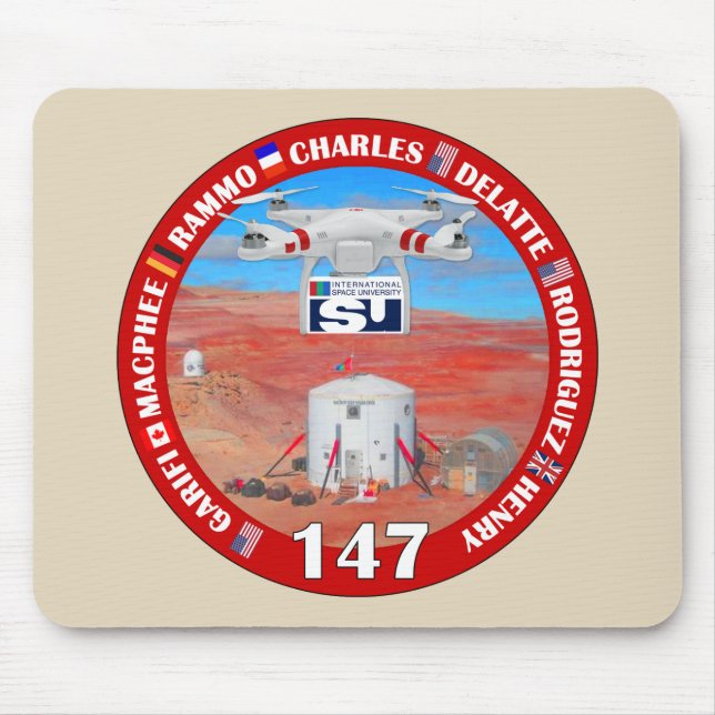 MDRS Crew 147 Mousepad (Front)