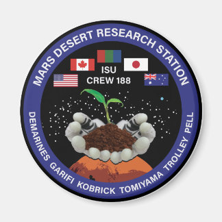 MDRS Crew 188 Magnetic Button Magnet