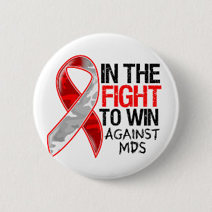 MDS - Fight To Win 2 Inch Round Button