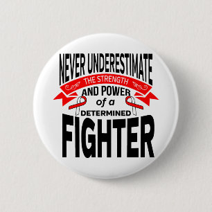 MDS (Myelodysplastic Syndromes) Determined Fighter 2 Inch Round Button
