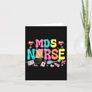 Mds Nurse Heart Valentines Day Medical Nursing Card