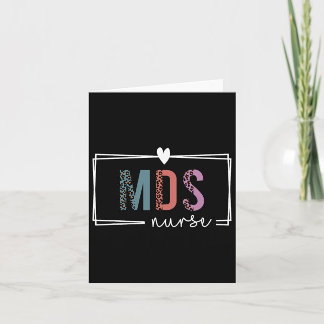 Mds Nurse Mds Nurse Nurses Day  Card (Front)