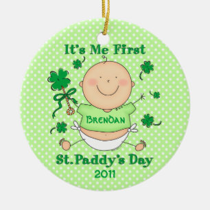 Me 1st St. Paddy's Day Custom Ornament
